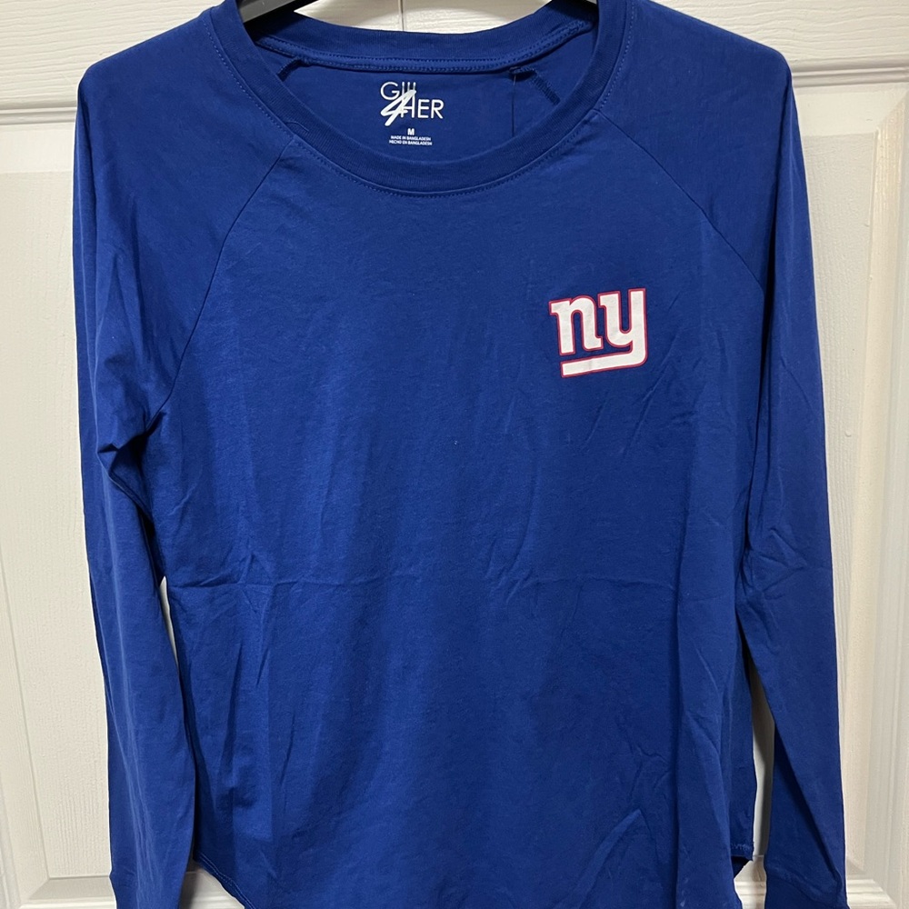 G-III 4 Her New York Giants NFL Women's Team Longsleeve Top | Size MD